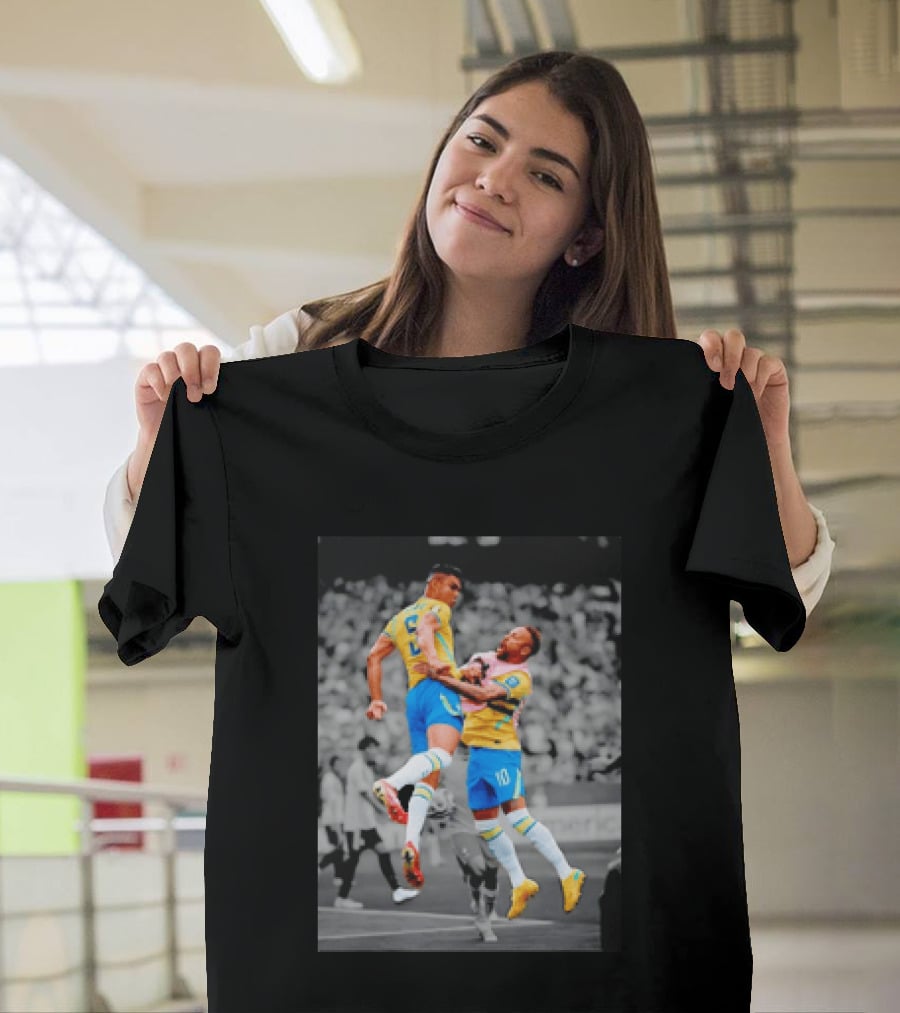 Casemiro Neymar Brazil Soccer Celebration World Cup 26WC T-Shirt