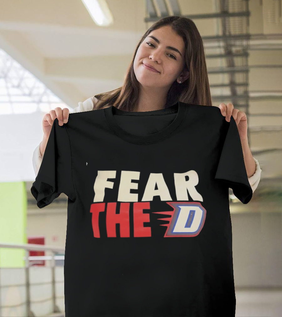 Fear The D DePaul Blue Demons Basketball Team Spirit T-Shirt