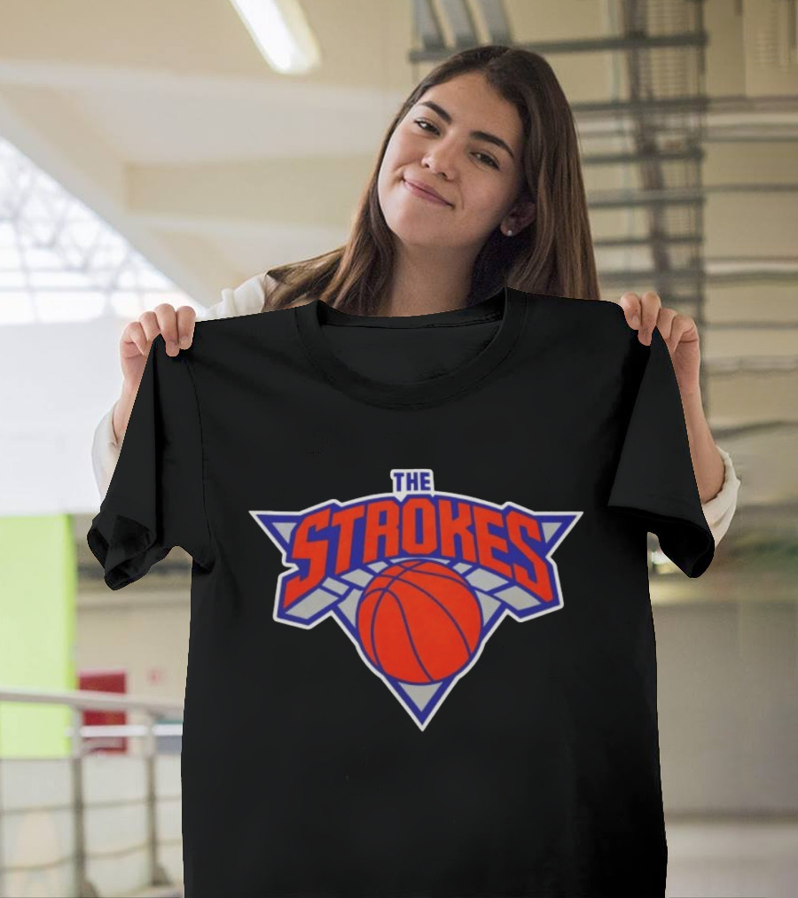 The Strokes Basketball Team Crossover Band Music T-Shirt