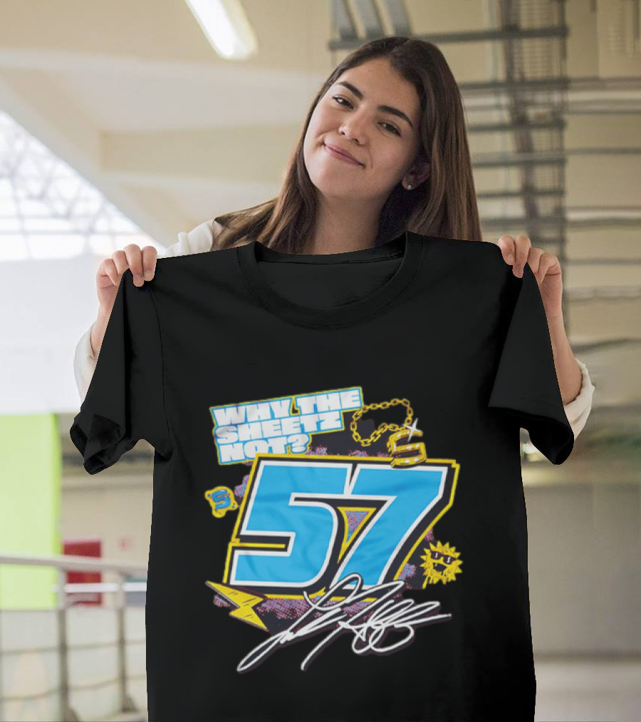 Why The Sheetz Not 57 Racing Motorsport Chain And Lightning T-Shirt