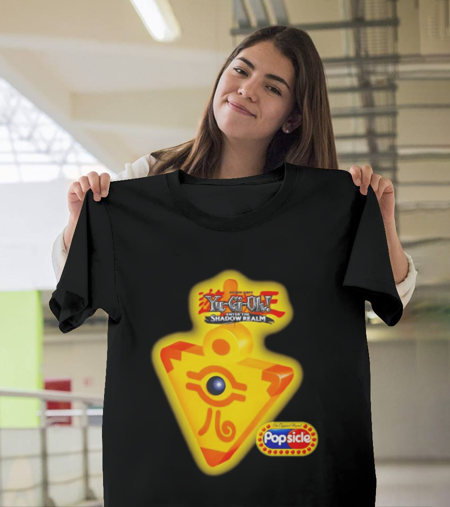 Shonen Jump Yu Gi Oh Enter The Shadow Realm Millennium Puzzle Popsicle T-Shirt