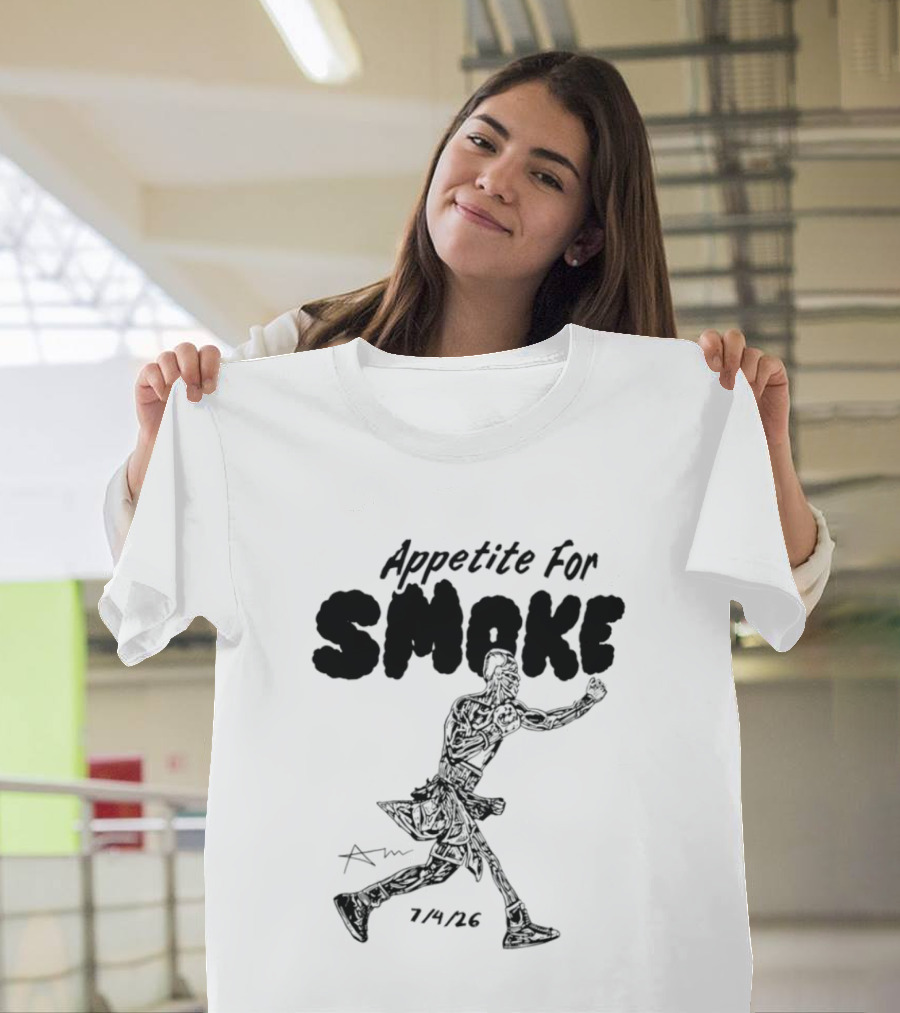 Appetite For Smoke Running Silhouette 7 26 T-Shirt