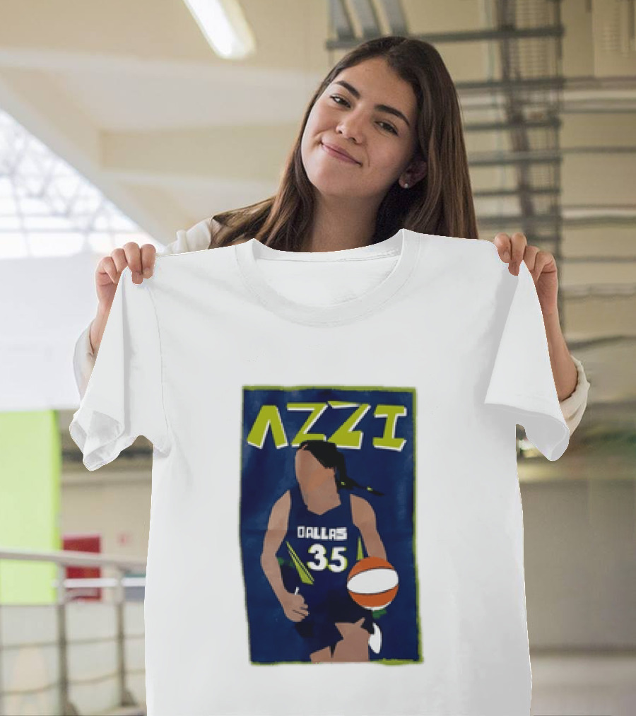 Azzi Fudd Dallas 35 Basketball WNBA 2026 Play Draft T-Shirt