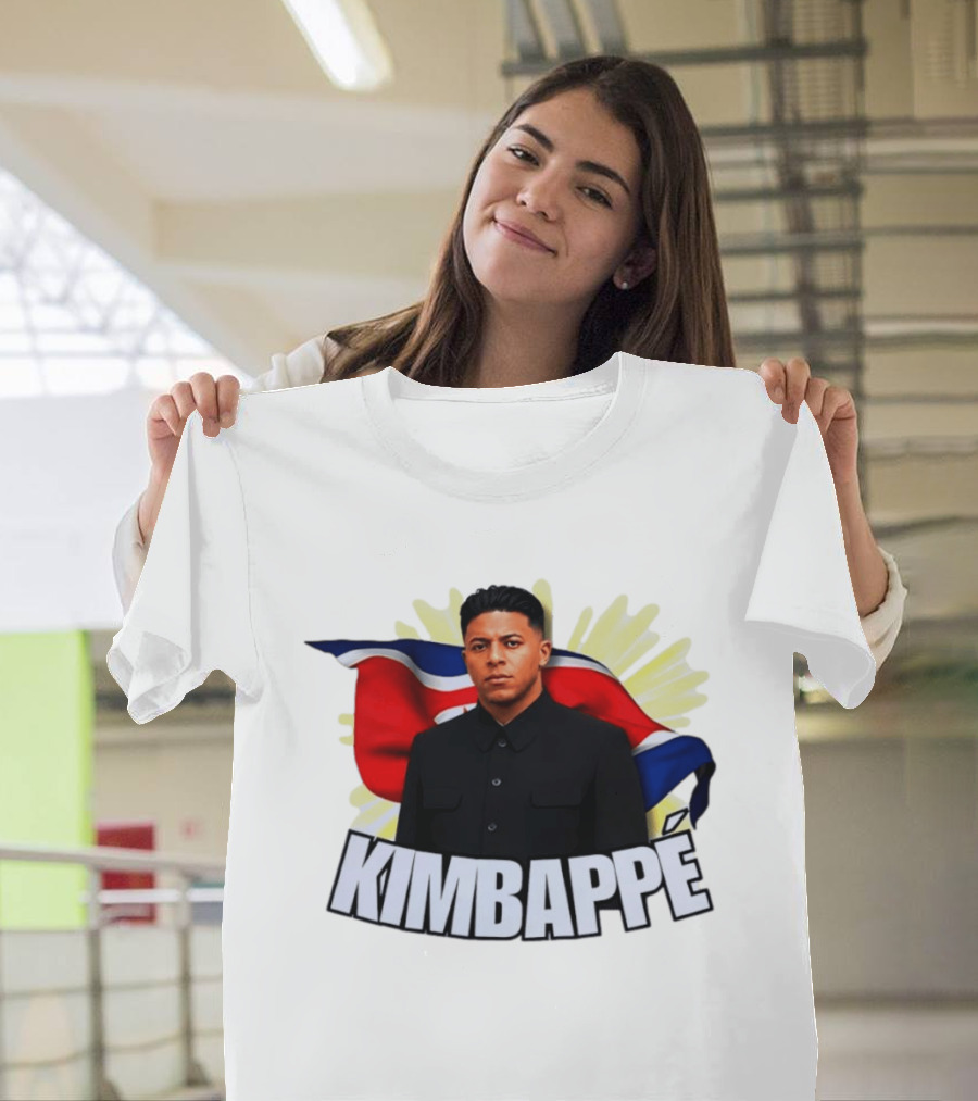 Kimbappé North Korea Leader Red Flag Fusion T-Shirt