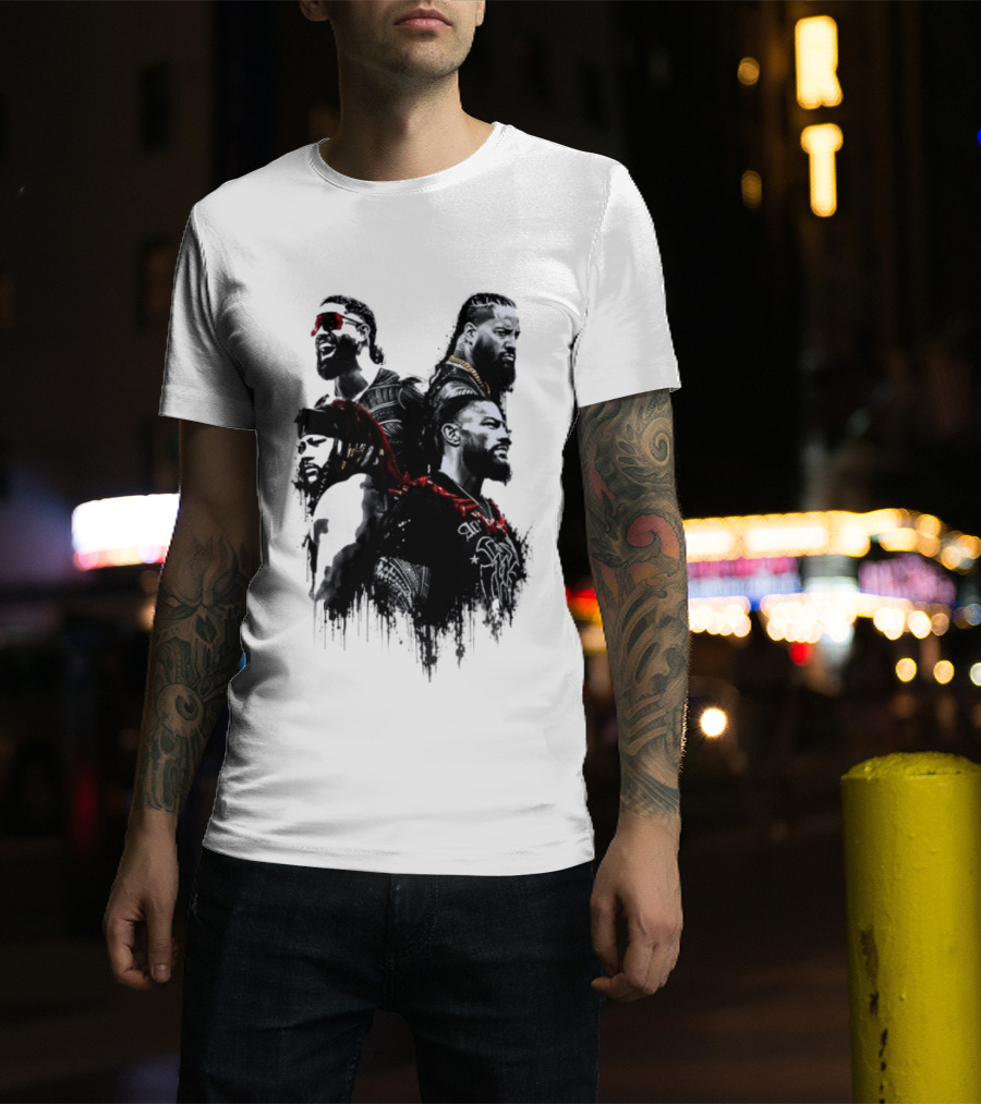 Bloodline Legacy Tribal Chief Wrestling Icons Collection T-Shirt