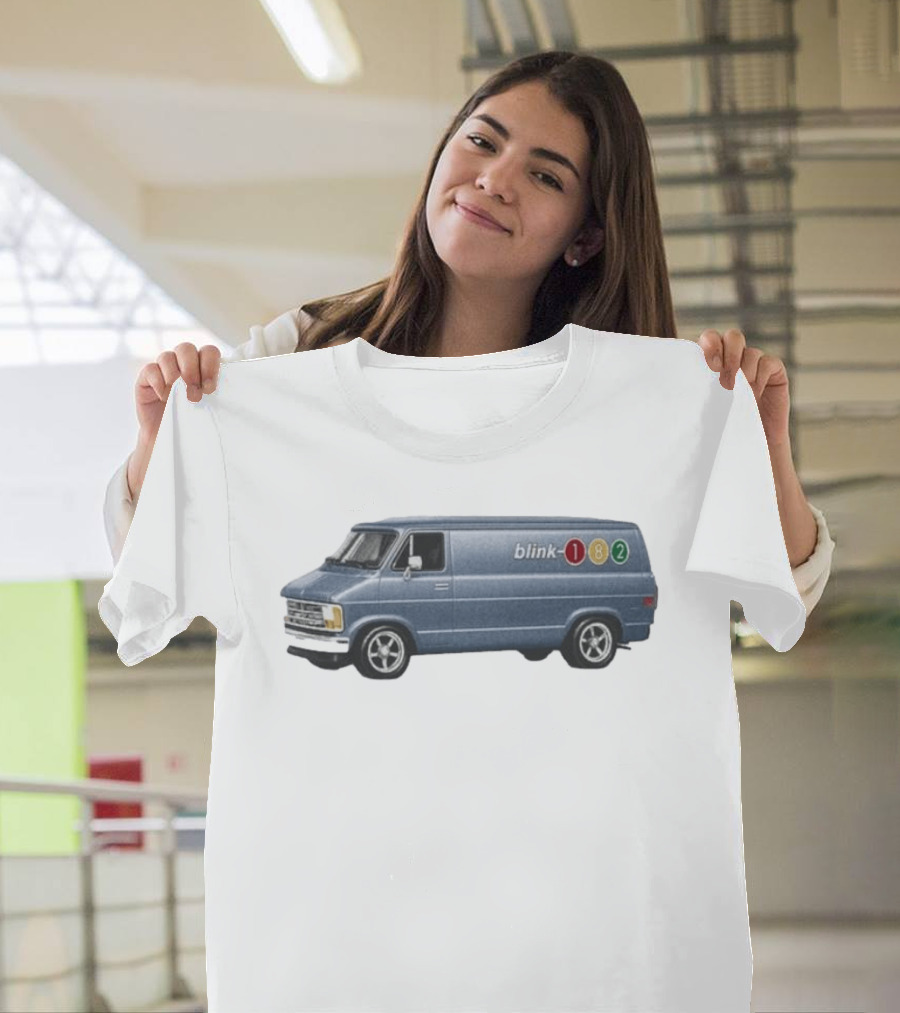 Blink 182 The Rock Show Van 2026 Retro Tour T-Shirt