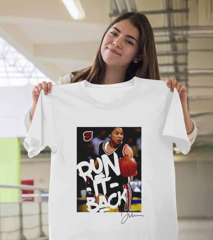 Run It Back Nykesha Sales Connecticut Huskies Basketball Player Action T-Shirt