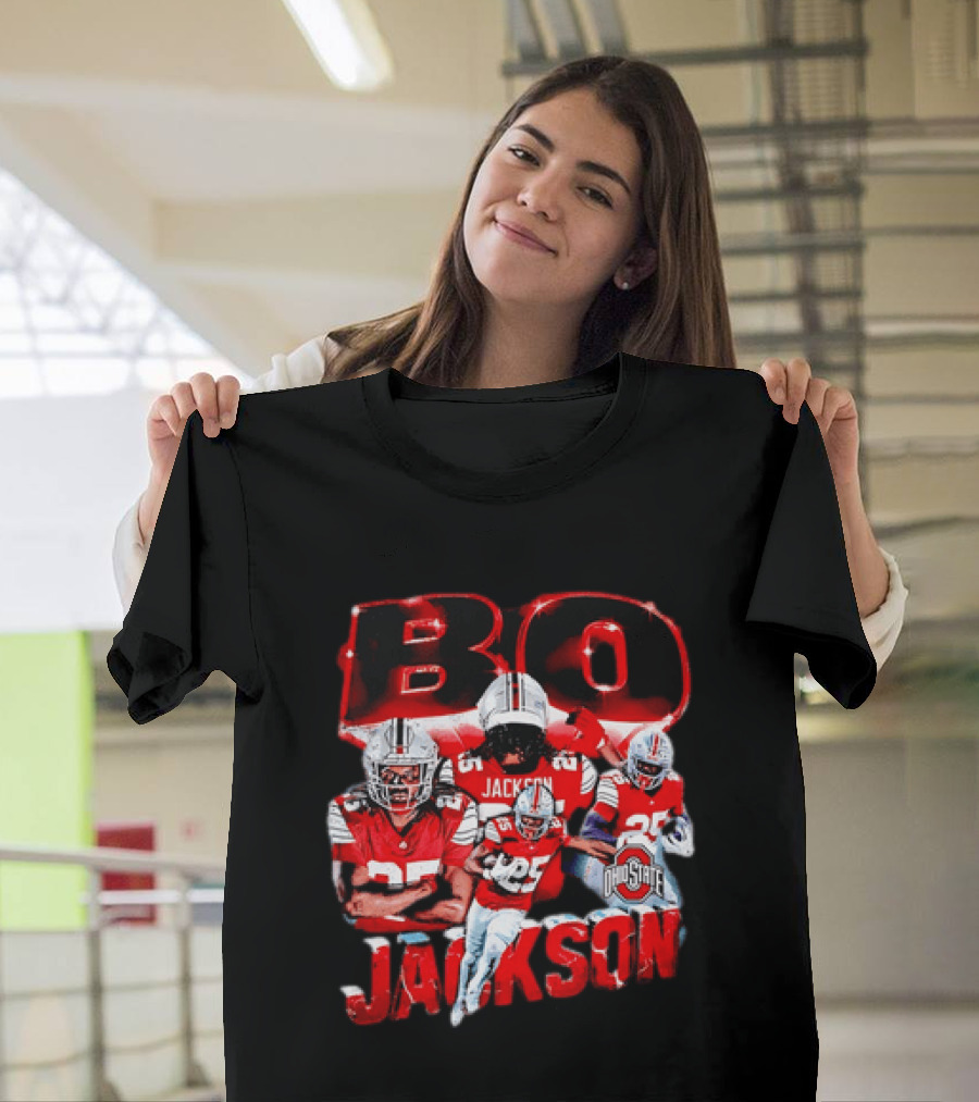 Bo Jackson Ohio State Football Player Sports Team T-Shirt