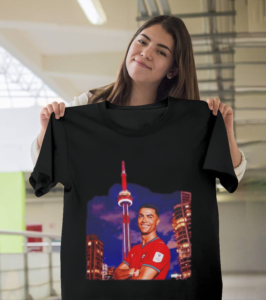 Cristiano Ronaldo Portugal National Team Iconic Victory Celebration T-Shirt