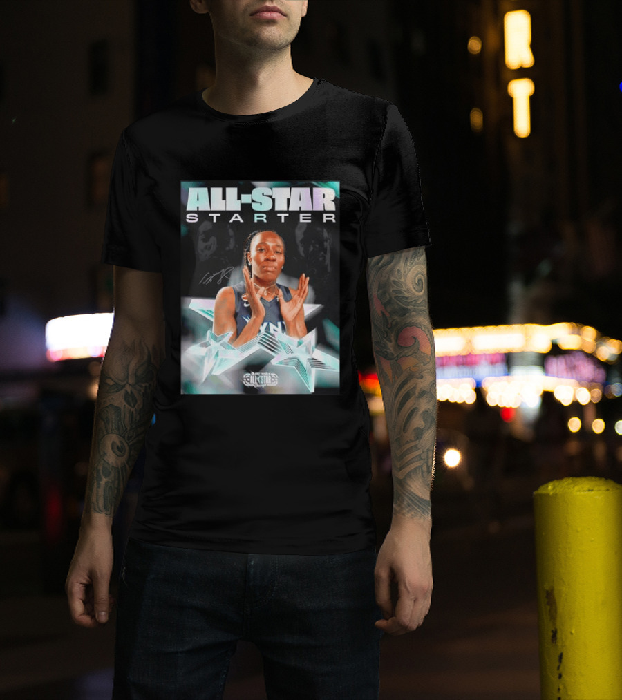 WNBA Minnesota Lynx All Star Starter Basketball Player T-Shirt