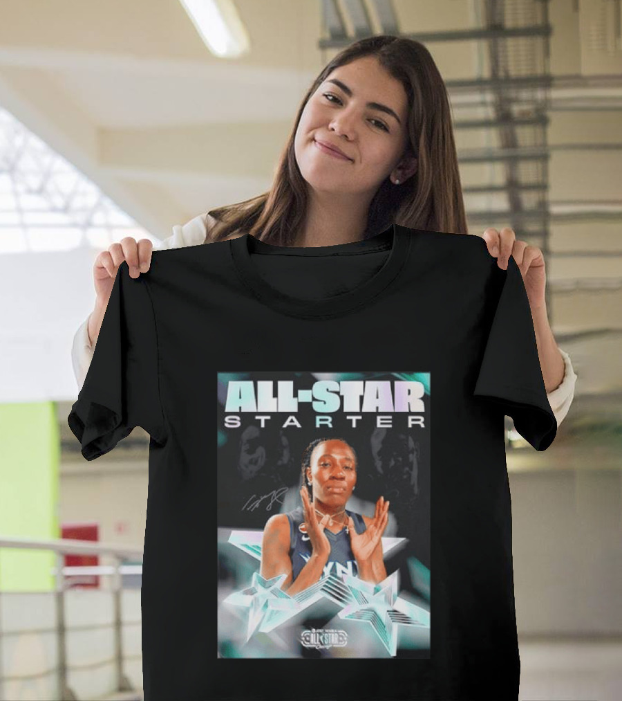 WNBA Minnesota Lynx All Star Starter Basketball Player T-Shirt
