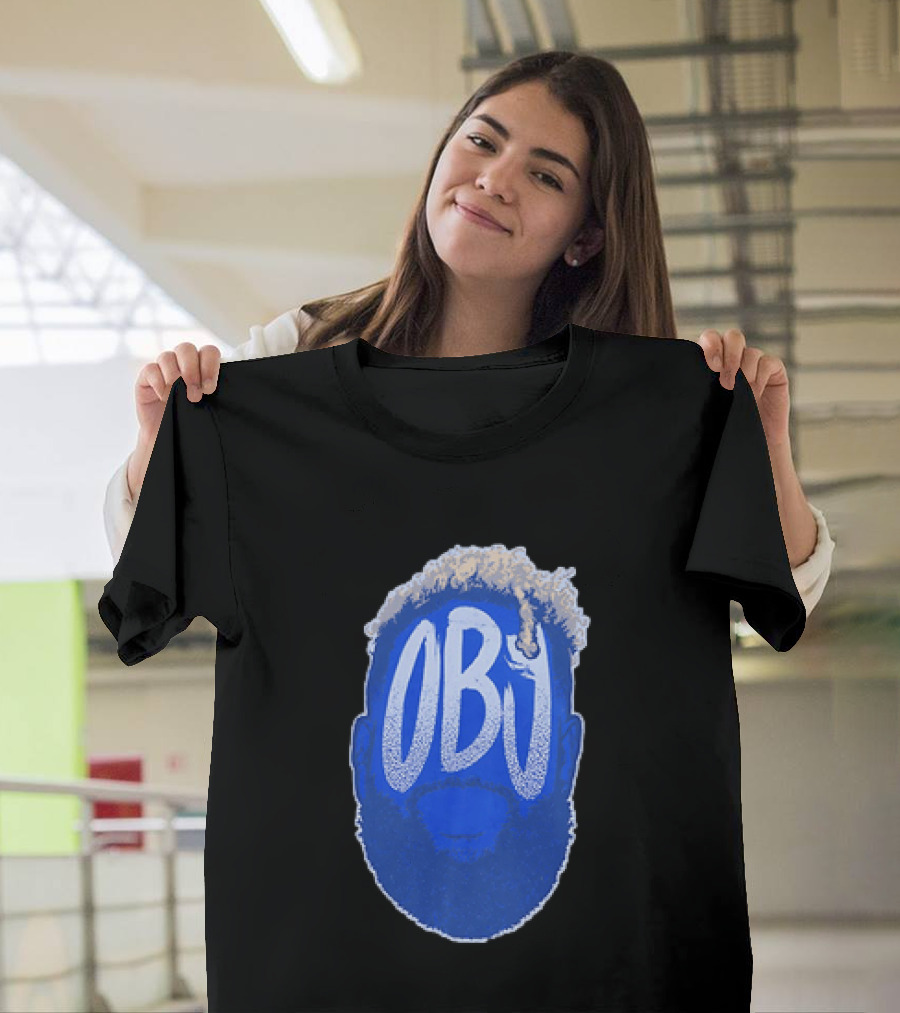OBJ Odell Beckham Jr Big Head New York Giants T-Shirt