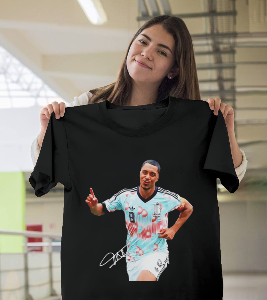 Youri Tielemans Belgium National Football Adidas Number 8 T-Shirt