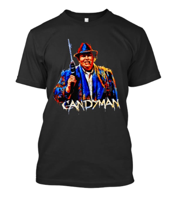 John Candy Candyman Distressed Mashup Painting T-Shirt