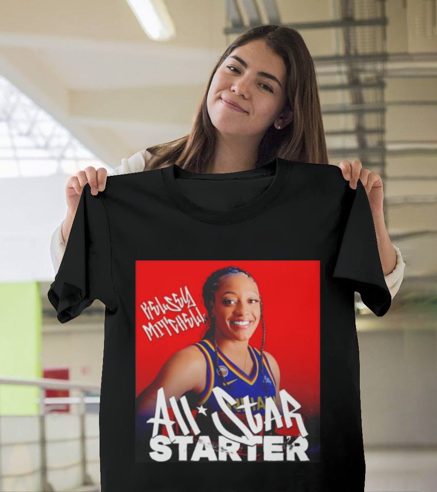 Kelsey Mitchell Indiana Fever All Star Starter Basketball T-Shirt