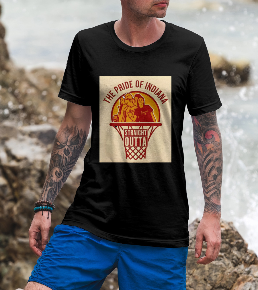 The Pride Of Indiana Straight Outta WNBA Basketball 2026 T-Shirt