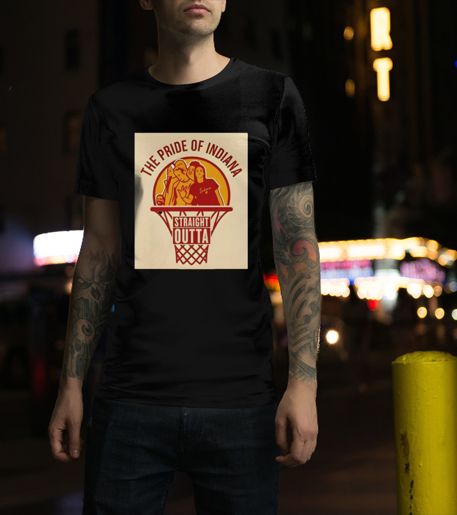 The Pride Of Indiana Straight Outta WNBA Basketball 2026 T-Shirt