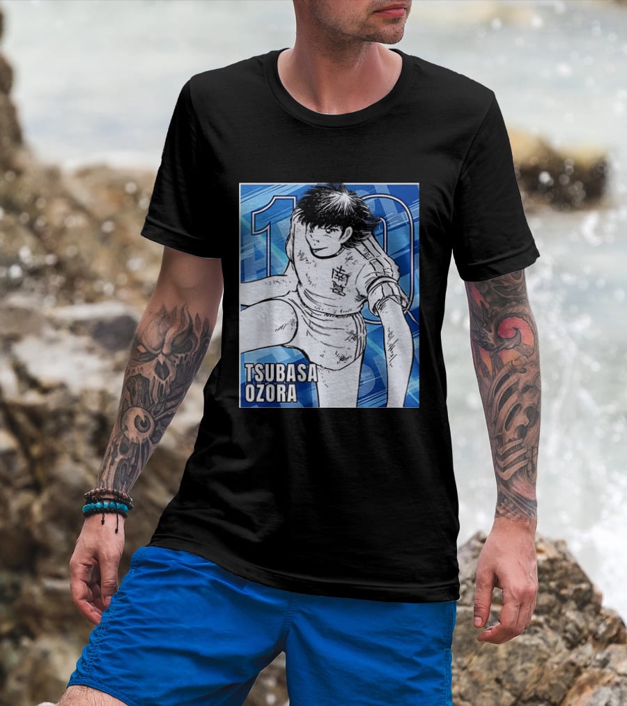 Tsubasa Ozora Nankatsu 10 Captain Tsubasa Anime Manga Series T-Shirt