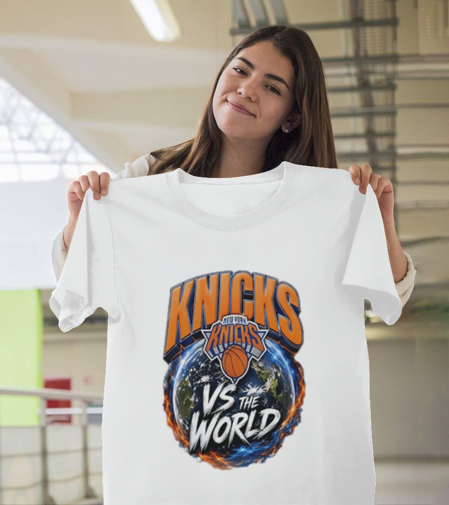 Knicks New York VS The World Basketball Team T-Shirt