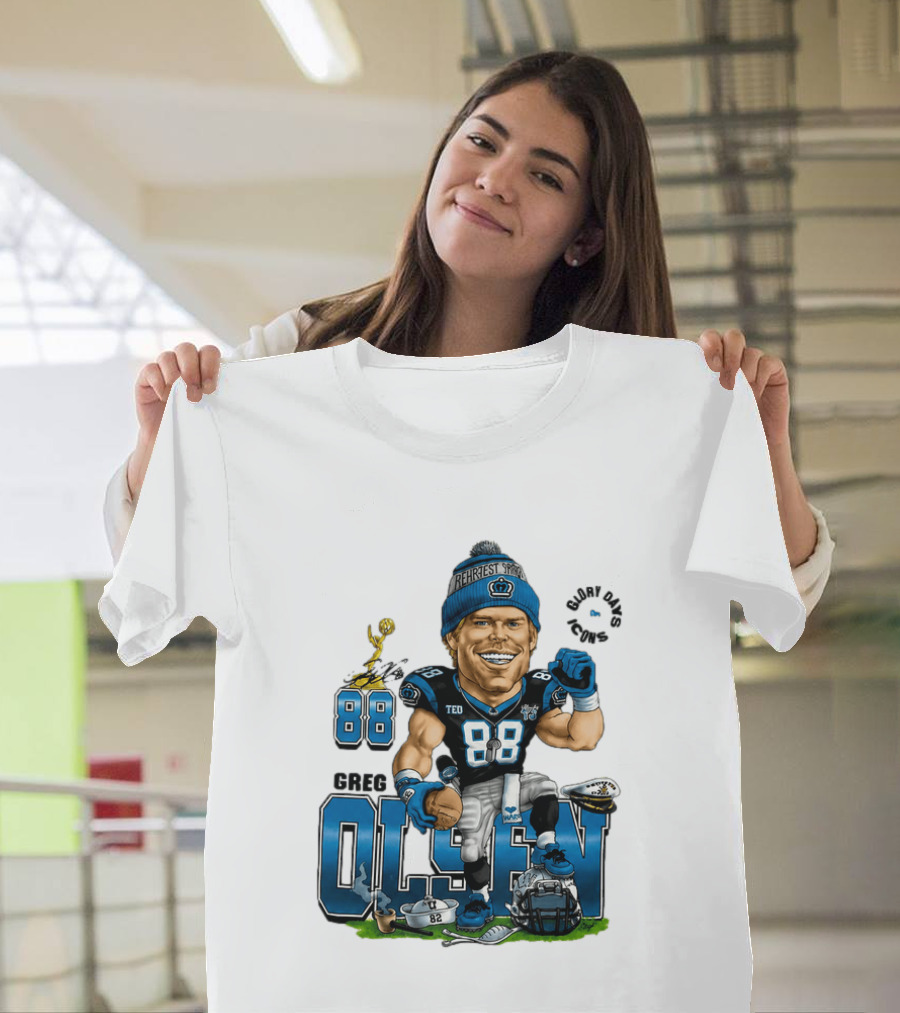 Greg Olsen Glory Days 88 Rehrest Sports T-Shirt