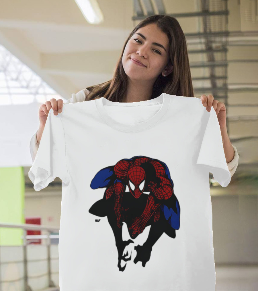 Spider Man Marvel Comics Dynamic Action Pose T-Shirt