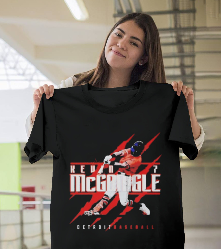 Kevin McGonigle Detroit Baseball Claws T-Shirt