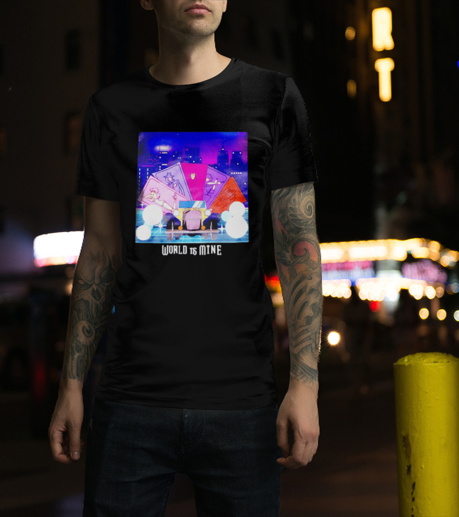 Lupin The Third Cast Classic Car Cityscape World Is Mine T-Shirt