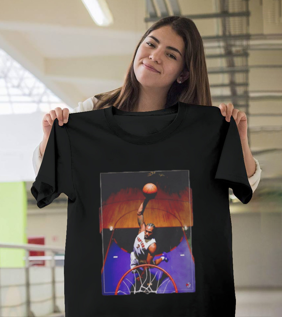 Vince Carter Toronto Raptors 15 Half Man Half Amazing Iconic Dunk T-Shirt