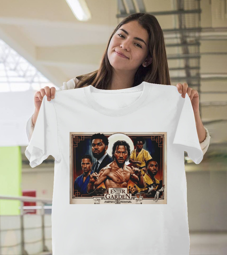 NY Knicks Enter The Garden Jalen Brunson Julius Randle Josh Hart Donte DiVincenzo T-Shirt