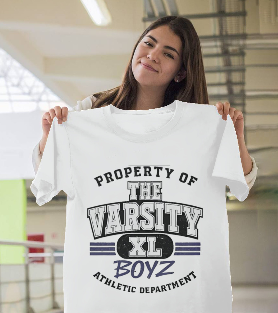 Property Of Varsity XL Boyz Athletic Department T-Shirt