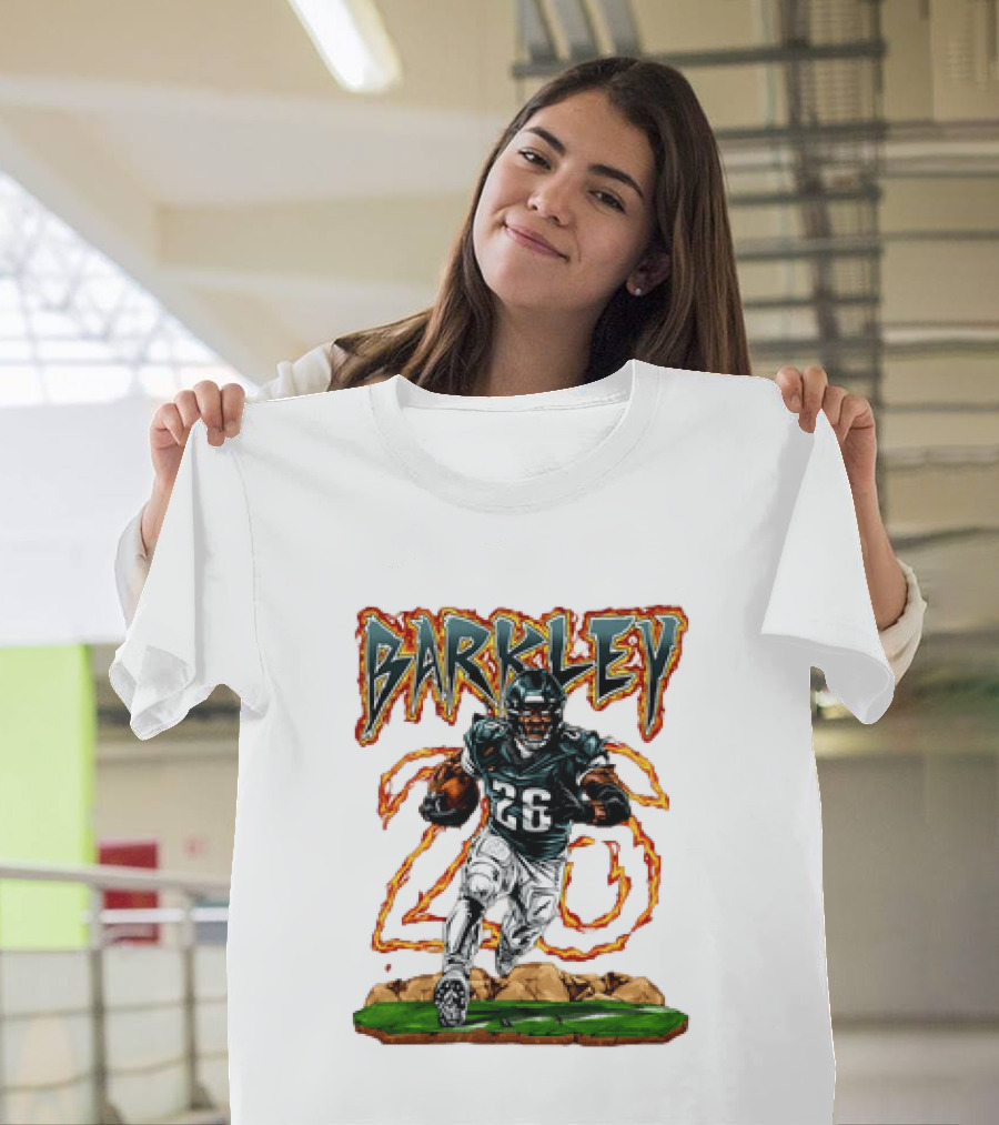 Barkley 26 Philadelphia Football Running Back T-Shirt