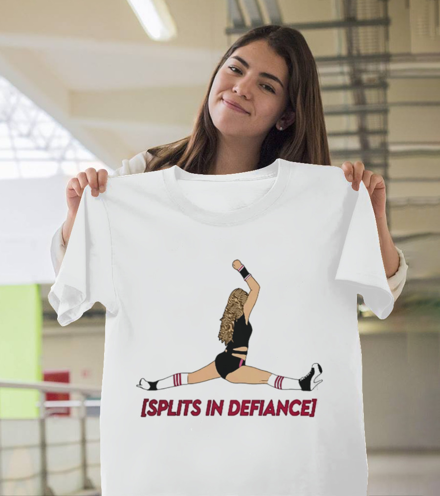 Splits In Defiance Cheerleader Dance Pose T-Shirt