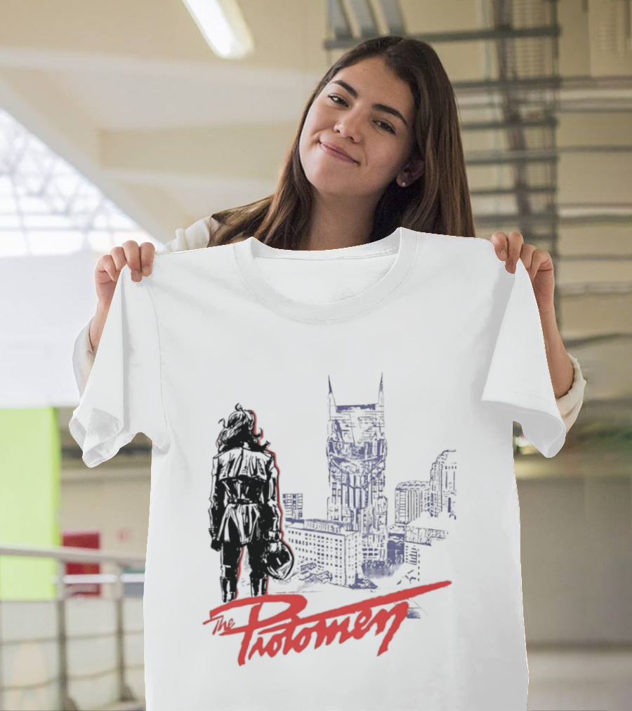 The Protomen Nashville Skyline Synthwave Rock Opera T-Shirt