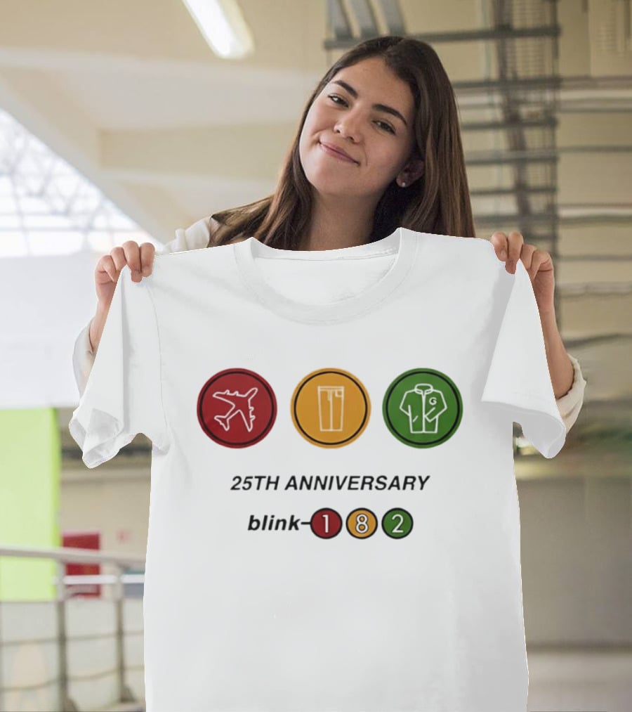 25th Anniversary Blink 182 Airplane Pants Jacket T-Shirt
