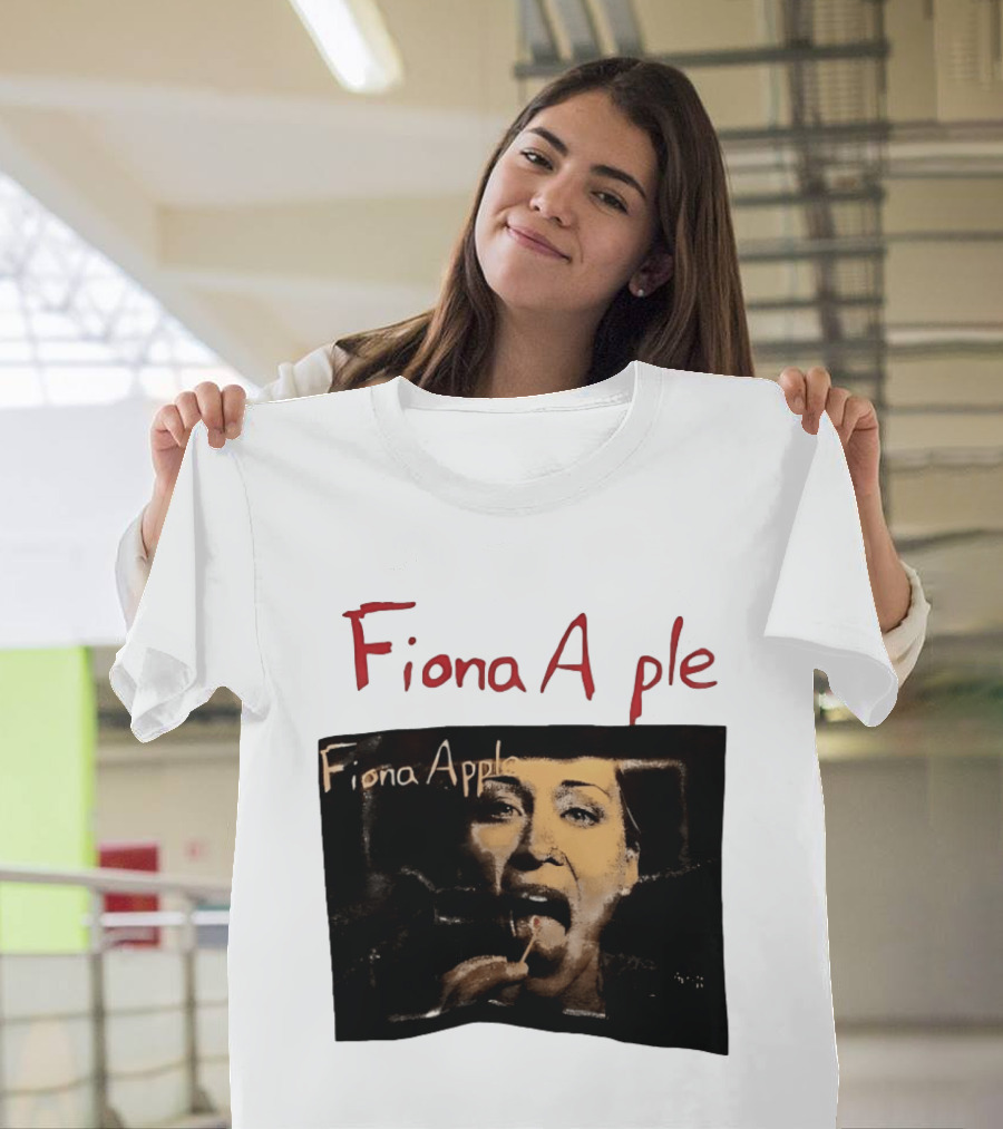Fiona Apple Tour White Eating T-Shirt