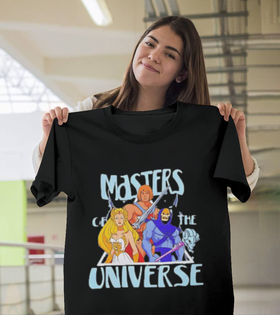 Masters Of The Universe He Man She Ra Skeletor Characters T-Shirt