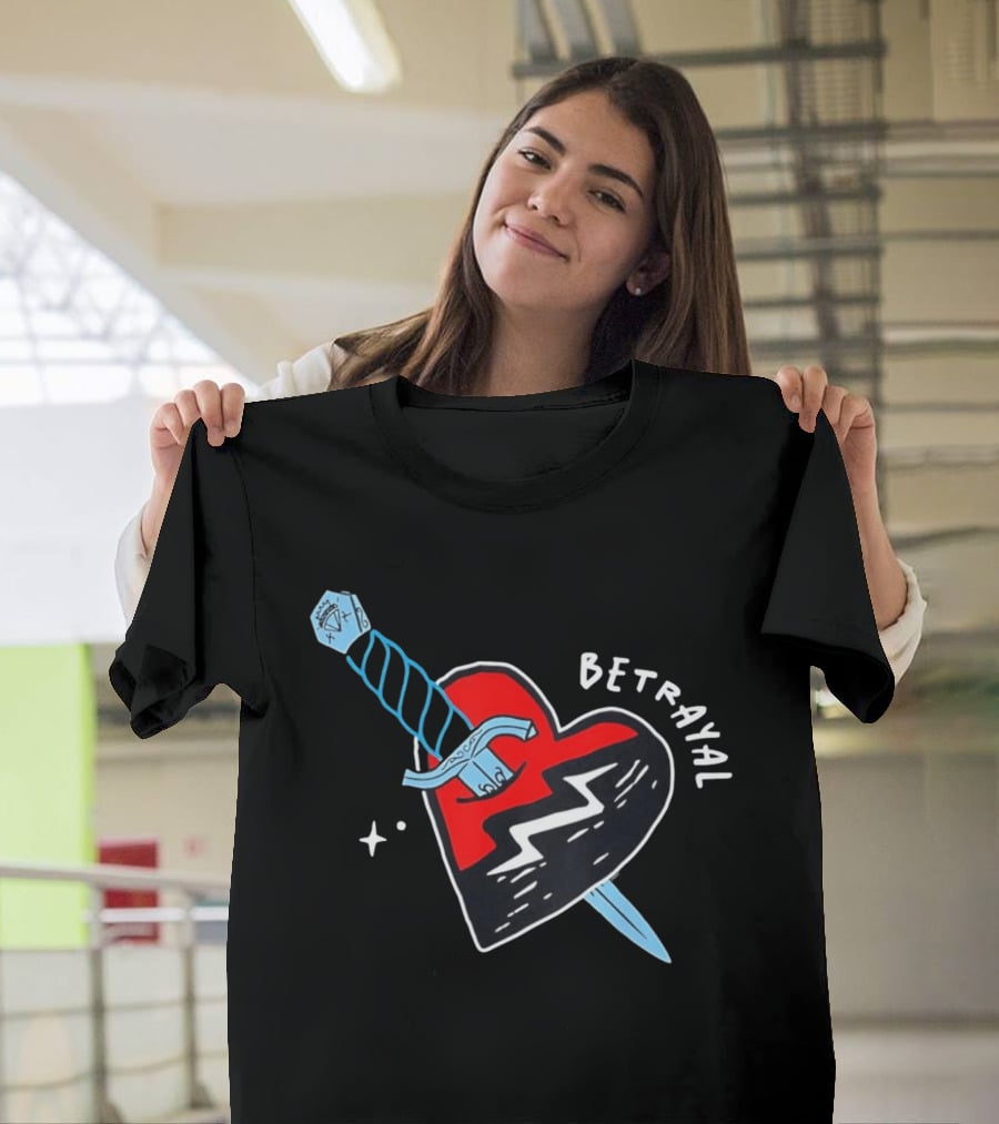 Heart Sword Betrayal T-Shirt