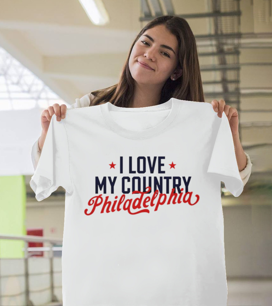 I Love My Country Philadelphia Stars T-Shirt