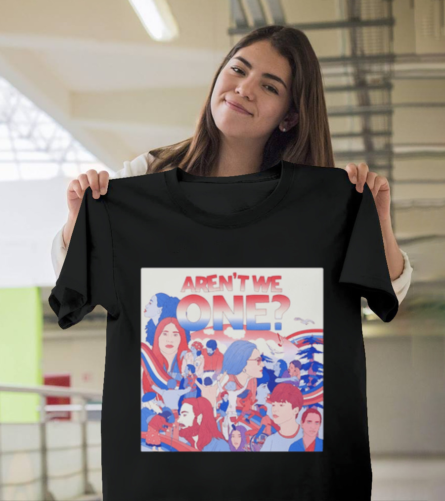 Aren't We One Colorful Community Unity Celebration T-Shirt