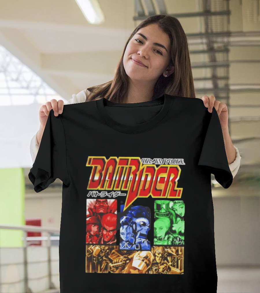 Armed Police Batrider Arcade Game Characters Raizing Shoot Em Up T-Shirt