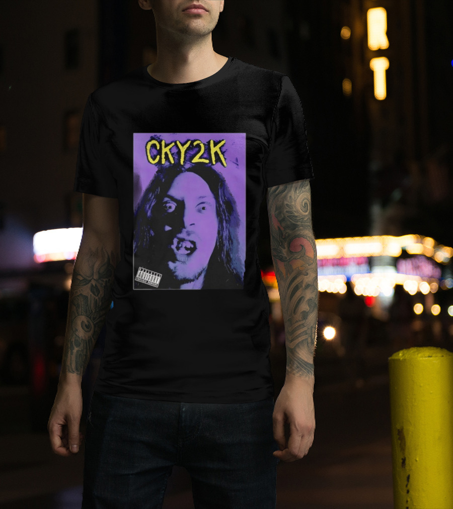 CKY2K Brandon DiCamillo Purple Cover Explicit Content T-Shirt
