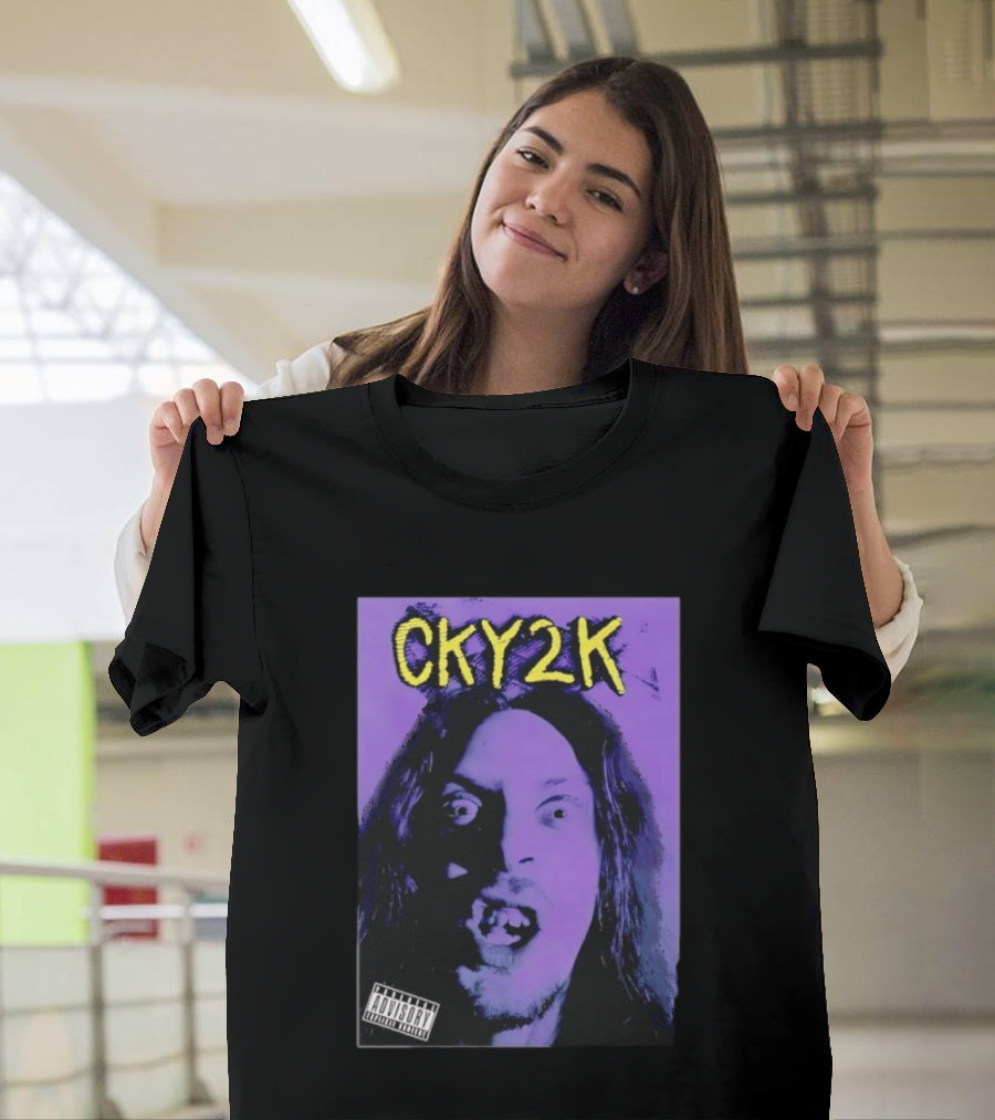 CKY2K Brandon DiCamillo Purple Cover Explicit Content T-Shirt