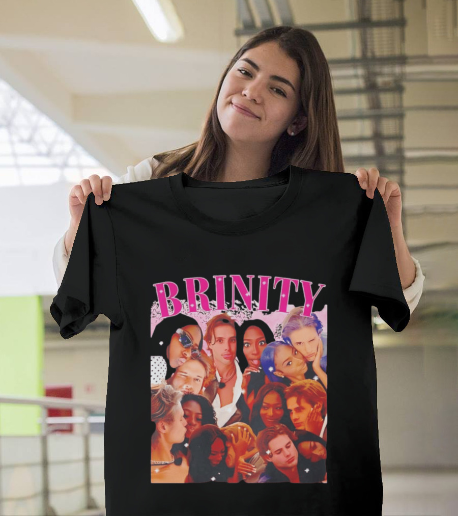 BRINITY Collage Of Couples Moments Embracing Love And Connection T-Shirt