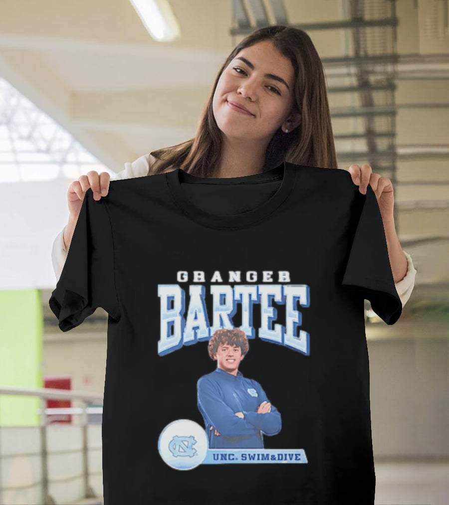 Granger Bartee UNC Swim & Dive North Carolina Tar Heels T-Shirt