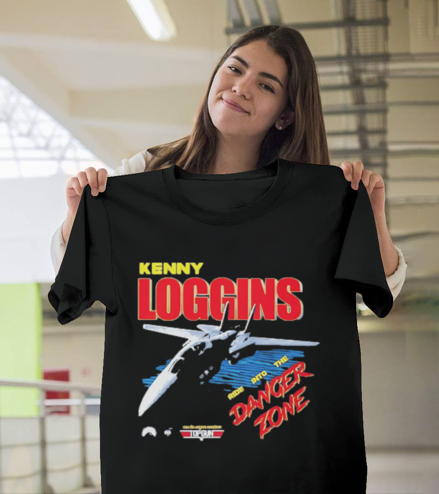 Kenny Loggins Ride Into The Danger Zone Top Gun Original Soundtrack T-Shirt