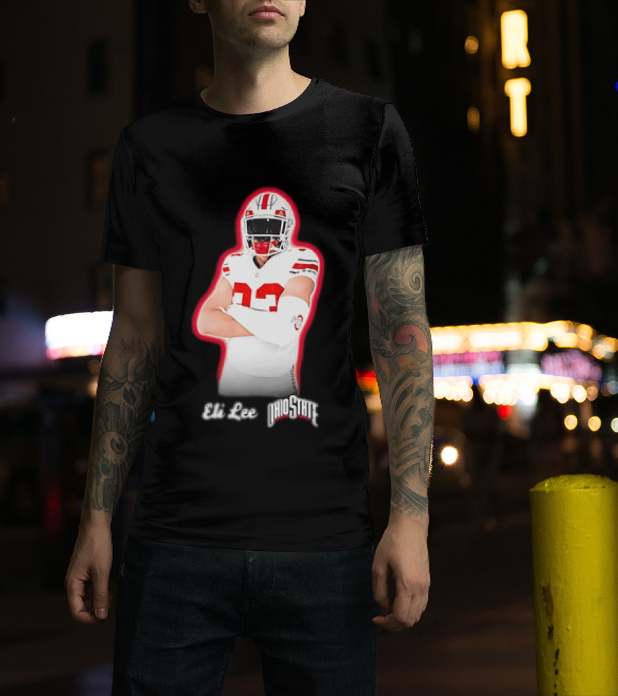 Ohio State Buckeyes Eli Lee 33 Football Player T-Shirt