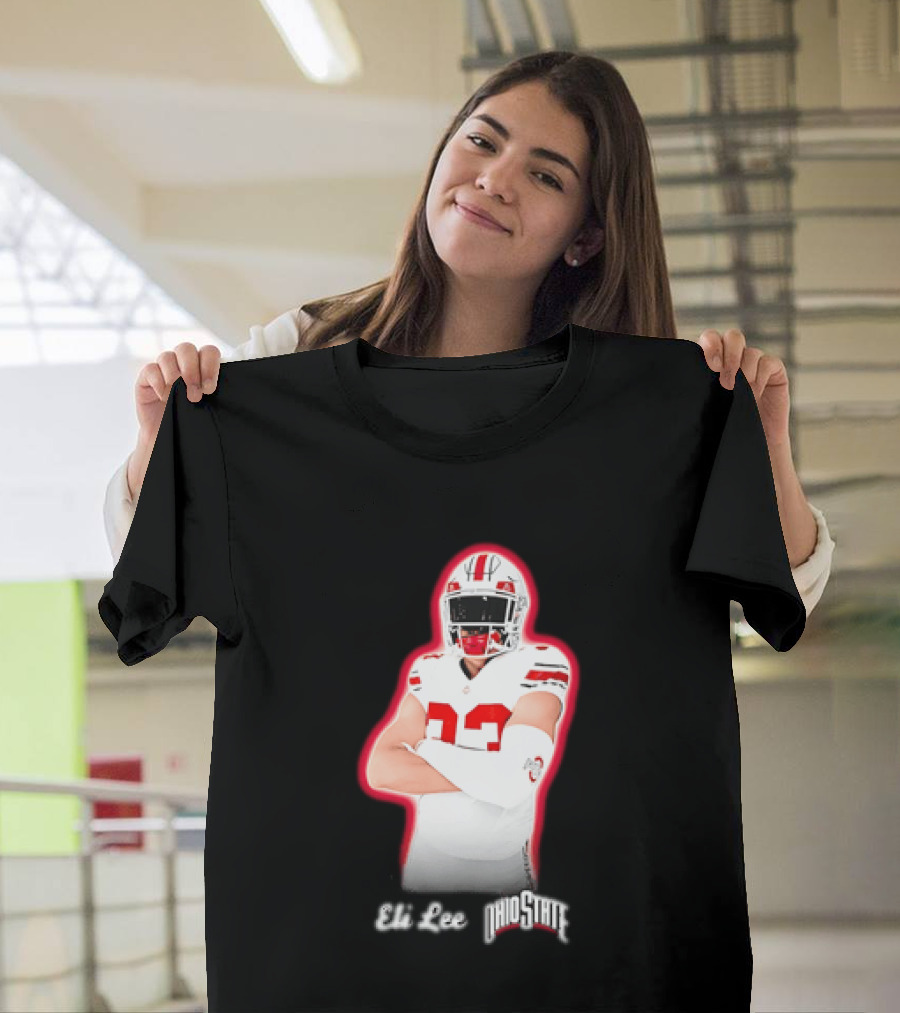 Ohio State Buckeyes Eli Lee 33 Football Player T-Shirt
