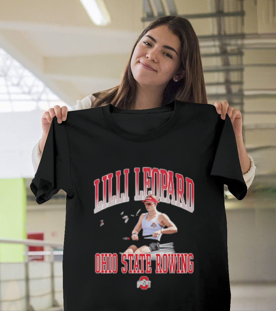 Lilli Leopard Ohio State Rowing T-Shirt