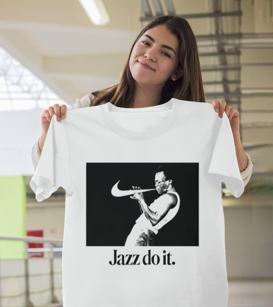 Miles Davis Jazz Do It Iconic Trumpet Player T-Shirt