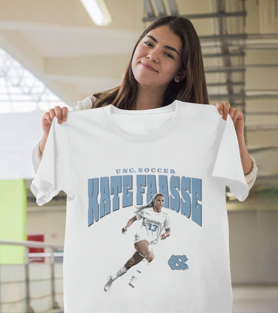 UNC Soccer Kate Faasse North Carolina Tar Heels T-Shirt